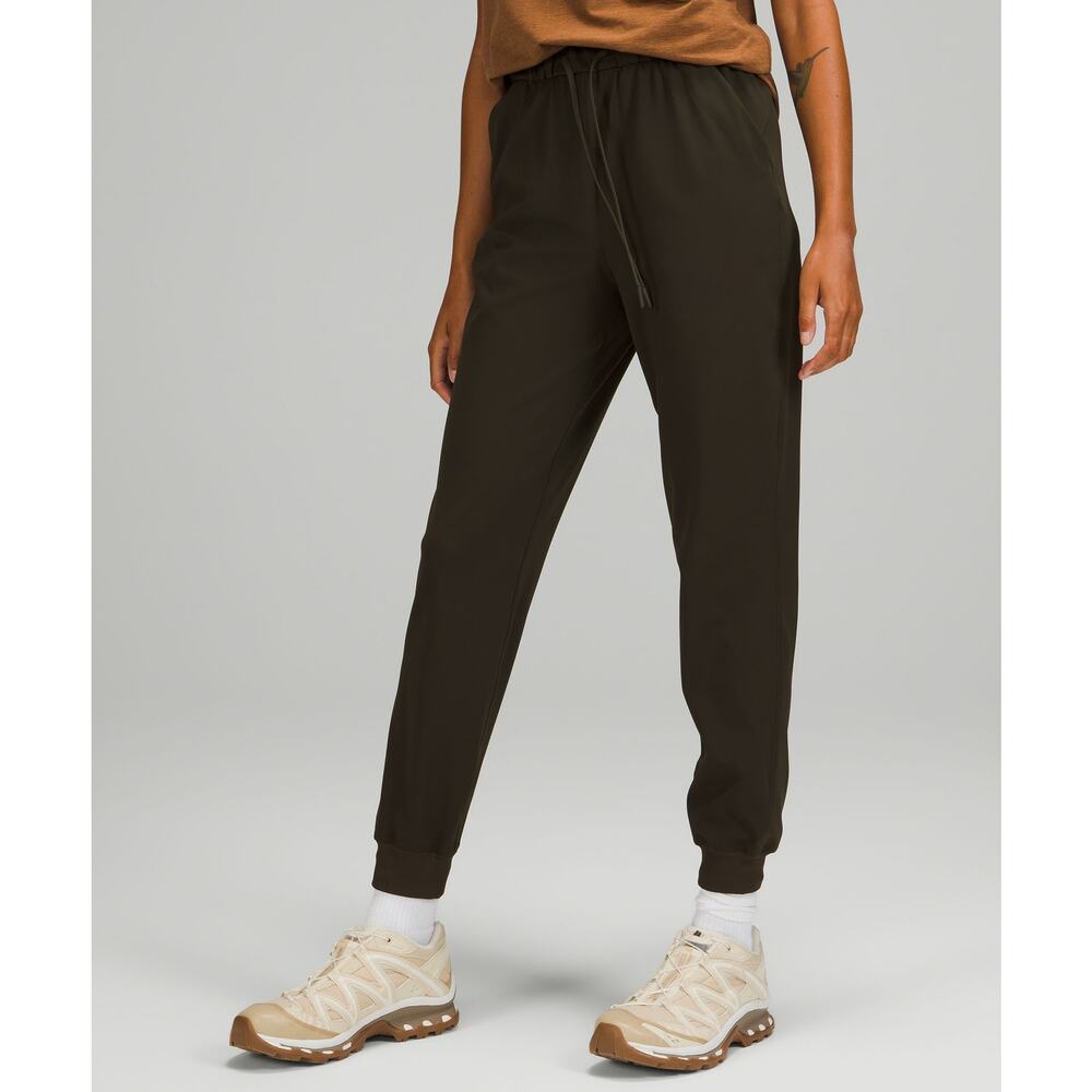 Lululemon 'Stretch' Green High-Rise Jogger *Shorter Length Dark Olive Size 4